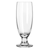 Libbey 3725 12 oz Embassy® Beer Pilsner Glass - Safedge Rim & Foot (36/Case) - Chicken Pieces