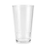 GET S-17-CL 16 oz Pint Glass, Space-saving SAN Plastic, Clear (24/Case) - Chicken Pieces