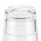 GET S-17-CL 16 oz Pint Glass, Space-saving SAN Plastic, Clear (24/Case) - Chicken Pieces