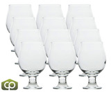 Libbey 3817 10 oz Stacking Belgian Beer Mug - Special Flair for Brew (12/Case) - Chicken Pieces