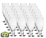 Libbey 3804 16 oz Embassy Pilsner Glass - Safedge Rim & Foot (24/Case) - Chicken Pieces