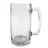 Anchor 90272 25 oz Glass Beer Mug - (12/Case) - Chicken Pieces