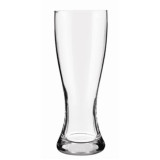 Anchor 80436RT 23 oz Rim-Tempered Bulge Top Pilsner Glass - (24/Case) - Chicken Pieces