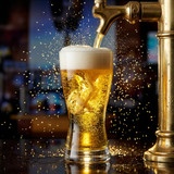 Anchor 7412U 12 oz Bavarian Pilsner Glass - Classic Shape (36/Case) - Chicken Pieces