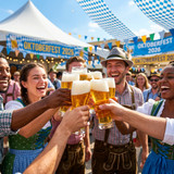 Anchor 7412U 12 oz Bavarian Pilsner Glass - Classic Shape (36/Case) - Chicken Pieces