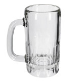 Libbey 5309 12 oz Mug with Handle - Insulated Glass, Textured Pattern (24/Case) - Chicken Pieces