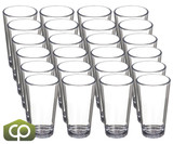 Carlisle 561607 16 oz Alibi Pint/Mixing Glass - Durable SAN Plastic (24/Case) - Chicken Pieces