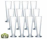 Strahl N411603 16 3/4 oz Design Footed Pilsner, Glass Like Appearance (12/Case) - Chicken Pieces