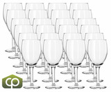 Libbey 8464 8 oz Citation Wine Beer Glass - Safedge Rim Guarantee (24/Case) - Chicken Pieces