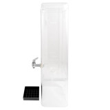 Cal-Mil 3 gal Beverage Dispenser with Infuser - Acrylic Container, Clear Base - Chicken Pieces
