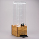 Cal-Mil 3 gal Beverage Dispenser w/ Infuser - Reclaimed Wood Base - Rustic Charm - Chicken Pieces