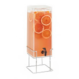 Cal-Mil 3 gal Beverage Dispenser w/ Infuser - Chrome Base - Retro Style - Chicken Pieces