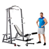 Marcy Cage System with Weight Lifting Bench - Chicken Pieces