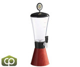 Beer Tubes 1/4 128 oz. Super Tube Woodgrain Conic Beer Tower - Woodgrain Conic  - Chicken Pieces