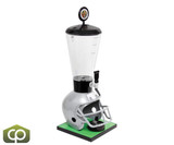 Beer Tubes 1/4 128 oz. Super Tube Gray Football Helmet Beer Tower - Chicken Pieces