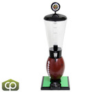 Beer Tubes 1/4 128 oz. Super Tube Football Beer Tower - Football Base Design - Chicken Pieces