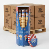 JOY Joy #22 Flat Bottom Jacketed Cake Ice Cream Cone Dispenser Pack - 864/Case (24cases/PALLET)- TOTAL 20736 CONES