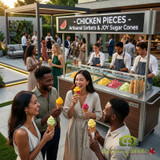 JOY #310 Sugar Ice Cream Cones Bulk - 800/Box