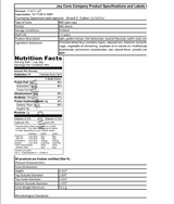 JOY #60 Flat Bottom Cake Cone - 484/Case | Light & Sweet Cones