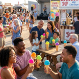 JOY #60 Flat Bottom Cake Cone - 484/Case | Light & Sweet Cones