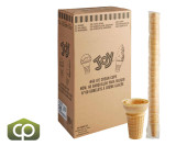  JOY #60 Flat Bottom Cake Ice Cream Cone - 484/Case (24cases/PALLET)- TOTAL 11616 CONES 