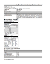 JOY #60 Flat Bottom Cake Ice Cream Cone - 484/Case (24cases/PALLET)- TOTAL 11616 CONES