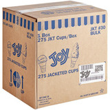  JOY #30 Flat Bottom Jacketed Cake Ice Cream Cone - 275/Case (24cases/PALLET)- TOTAL 6600 CONES 