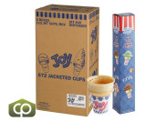  JOY #40 Flat Bottom Jacketed Cake Ice Cream Cone Dispenser Pack - 672/Case (24cases/PALLET)- TOTAL 16128 CONES 