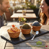 JOY Mini Waffle Cone Bowl - 144/Case | Perfect for Kid-Sized Sundaes