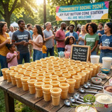 JOY #10 Flat Bottom Cake Cone - 338/Case | Perfect for Single