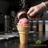 JOY #10 Flat Bottom Cake Cone - 338/Case | Perfect for Single