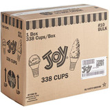  JOY #10 Flat Bottom Cake Ice Cream Cone - 338/Case (24cases/PALLET)- TOTAL 8112 CONES 
