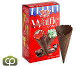  JOY Chocolate Ice Cream Waffle Cones 12 Pack- 8/CASE 