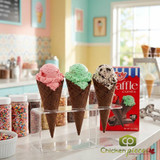 JOY Chocolate Ice Cream Waffle Cones 12 Pack- 8/CASE