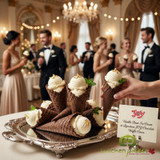 JOY Chocolate Ice Cream Waffle Cones 12 Pack- 8/CASE