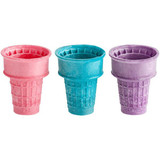  JOY Assorted Color Flat Bottom Cake Ice Cream Cone - 216/Case (24cases/PALLET)- TOTAL 5184 CONES 