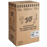 JOY #22 Flat Bottom Cake Ice Cream Cone - 720/Case (24cases/PALLET)- TOTAL 17280 CONES 