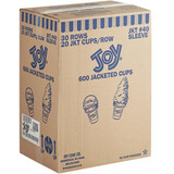  JOY #40 Flat Bottom Jacketed Cake Ice Cream Cone - 600/Case (24cases/PALLET)- TOTAL 14400 CONES 