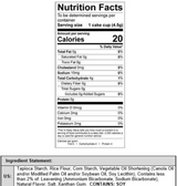 JOY Flat Bottom Gluten-Free Cake Ice Cream Cone - 96/Case (24cases/PALLET)- TOTAL 2304 CONES