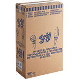  JOY #1 Pointed Bottom Jacketed Cake Ice Cream Cone Dispenser Pack - 1056/Case (24cases/PALLET)- TOTAL 25344 CONES 