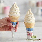JOY #1 Pointed Bottom Jacketed Cake Ice Cream Cone Dispenser Pack - 1056/Case (24cases/PALLET)- TOTAL 25344 CONES