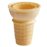  JOY #30 Flat Bottom Cake Ice Cream Cone - 275/Case | Perfect for Double Scoops 