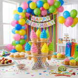 JOY #30 Flat Bottom Cake Ice Cream Cone - 275/Case | Perfect for Double Scoops