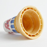 JOY #80 Flat Bottom Jacketed Cake Cone - 320/Case | Perfect for Large Servings
