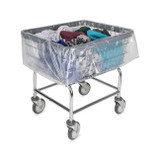  Cleaner's Supply 2 1/2-BUSHEL POLY CART LINER - 1.85 MIL. - 28" X 22" X 32" - CLEAR - 100/CASE - Chicken Pieces 