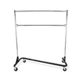 Rack Force RACK FORCE Industrial Z-Rack w/ Two Rails - 61" x 22" x 69" | Space-Saving 