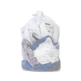  Cleaner's Supply SUPER MESH HEAVY-WEIGHT LAUNDRY BAGS W/OPEN TOP - 30" X 40" - WHITE 