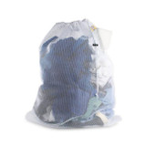  Cleaner's Supply Super Mesh Laundry Bags with Tagging Flag - 30" x 40" - White 