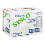  Sysco Reliance Shortening Cube Tallow - Ideal for Deep Frying, 20 KG 