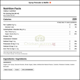 Sysco Classic Syrup Pancake & Waffle 4 LTR (2/Case) - 8.8 lbs - Canadian Made — Nutrition and Ingredients Label — www.chickenpieces.com